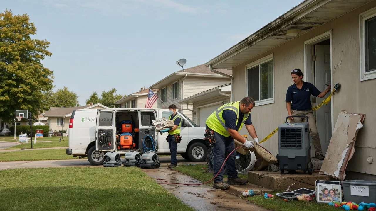 Water Damage Restoration in Markham, IL near me